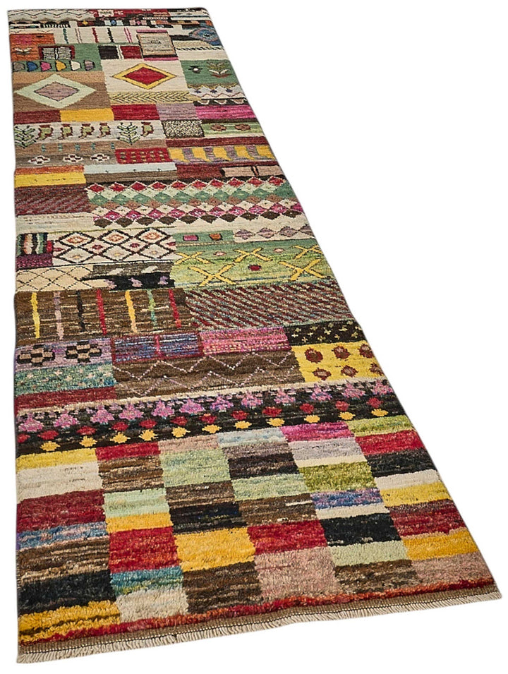 2x9 Multicolor Modern Tribal Rug - 51968