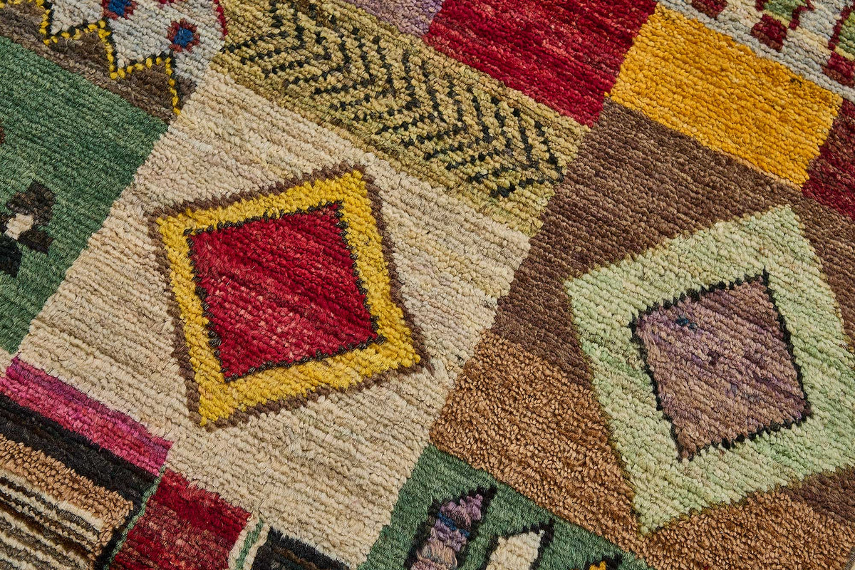 2x9 Multicolor Modern Tribal Rug - 51968