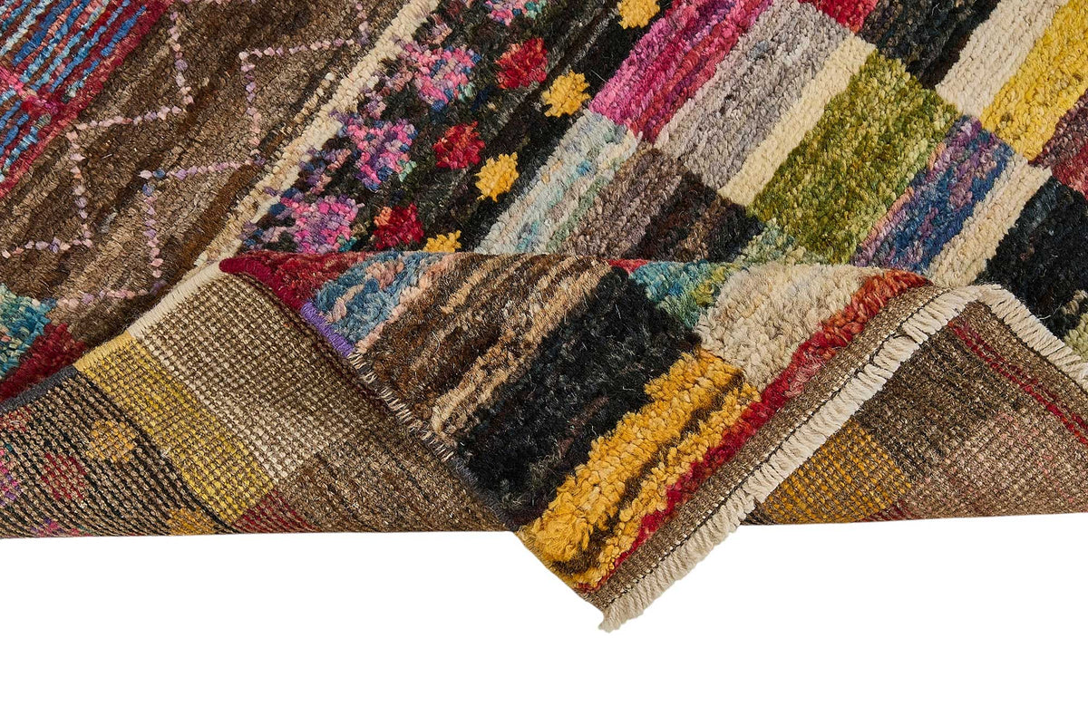 2x9 Multicolor Modern Tribal Rug - 51968
