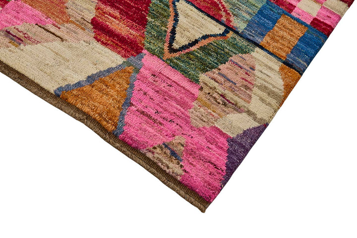 7x9 Multicolor Modern Tribal Rug - 51969