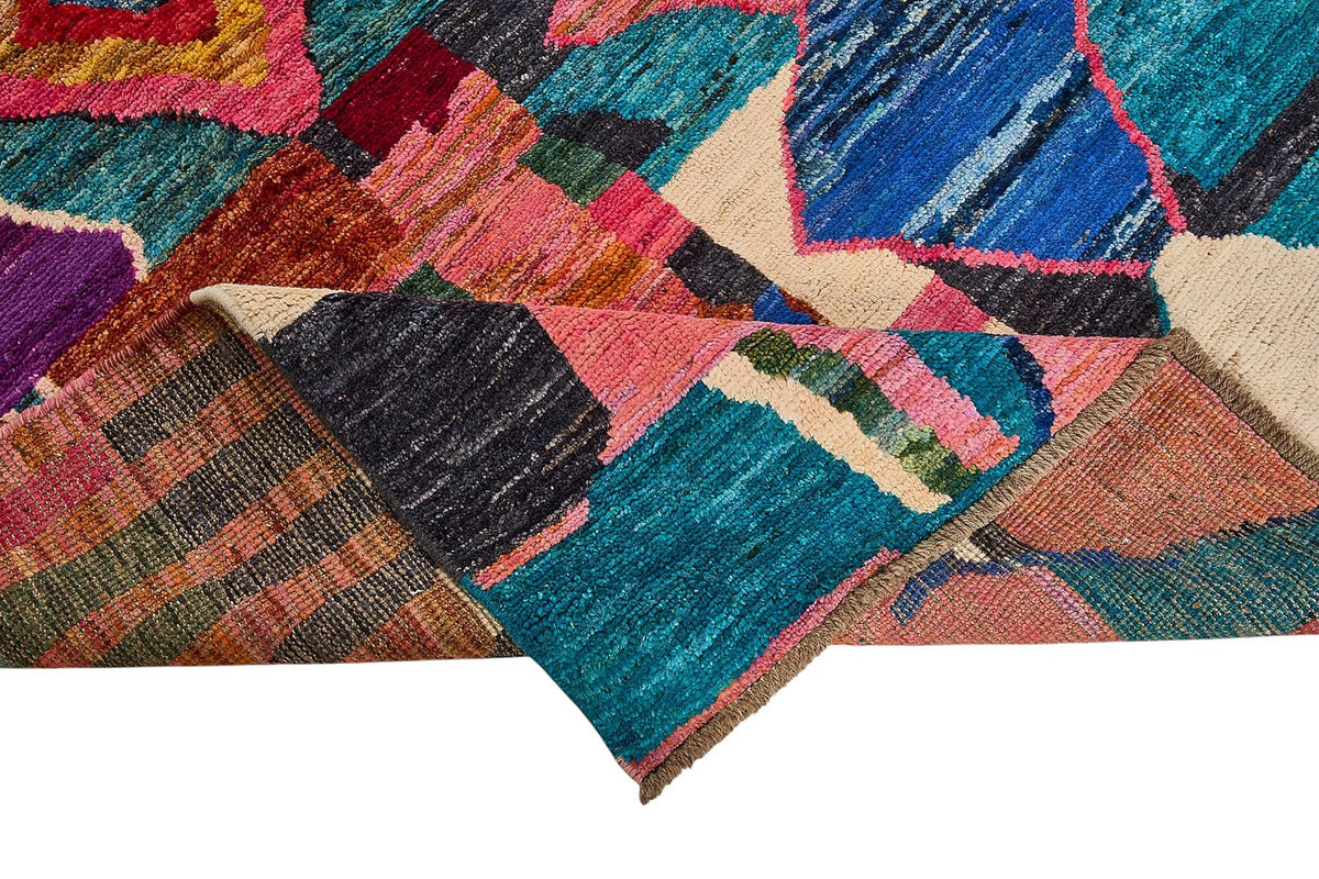 8x11 Multicolor Modern Tribal Rug - 51971