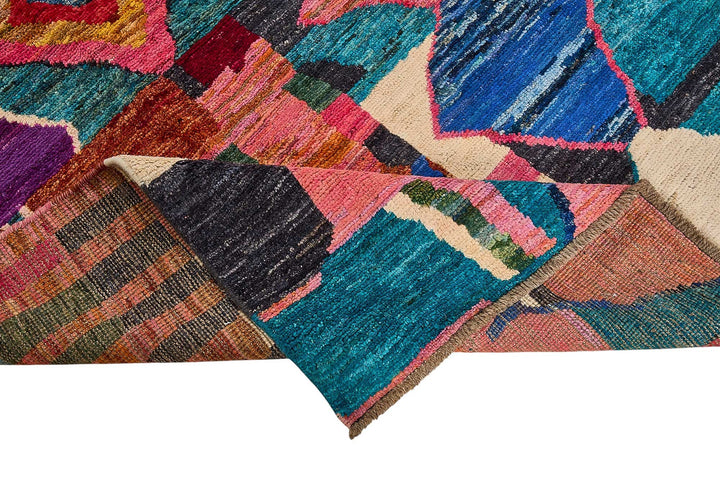 8x11 Multicolor Modern Tribal Rug - 51971