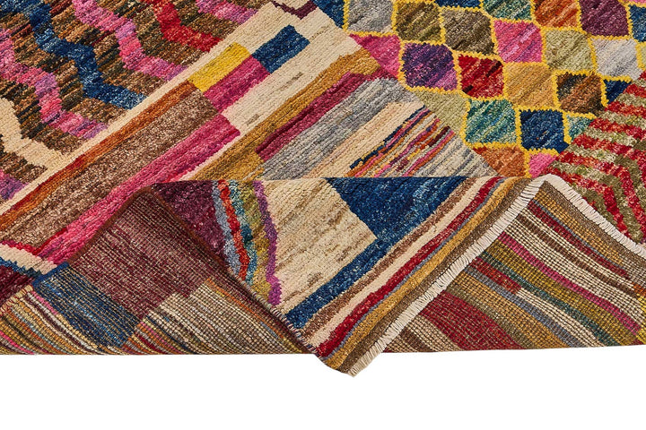 6x9 Multicolor Modern Tribal Rug - 51973