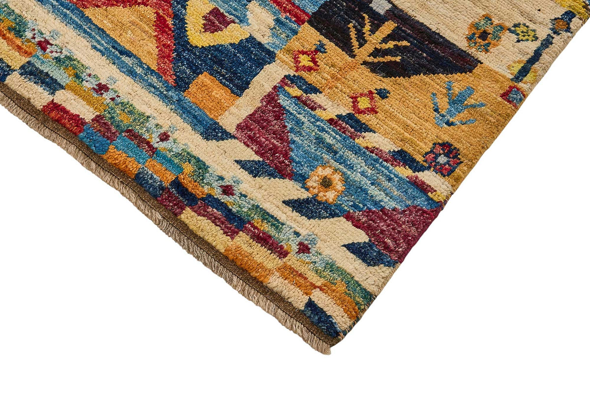 6x8 Multicolor Modern Tribal Rug - 51976