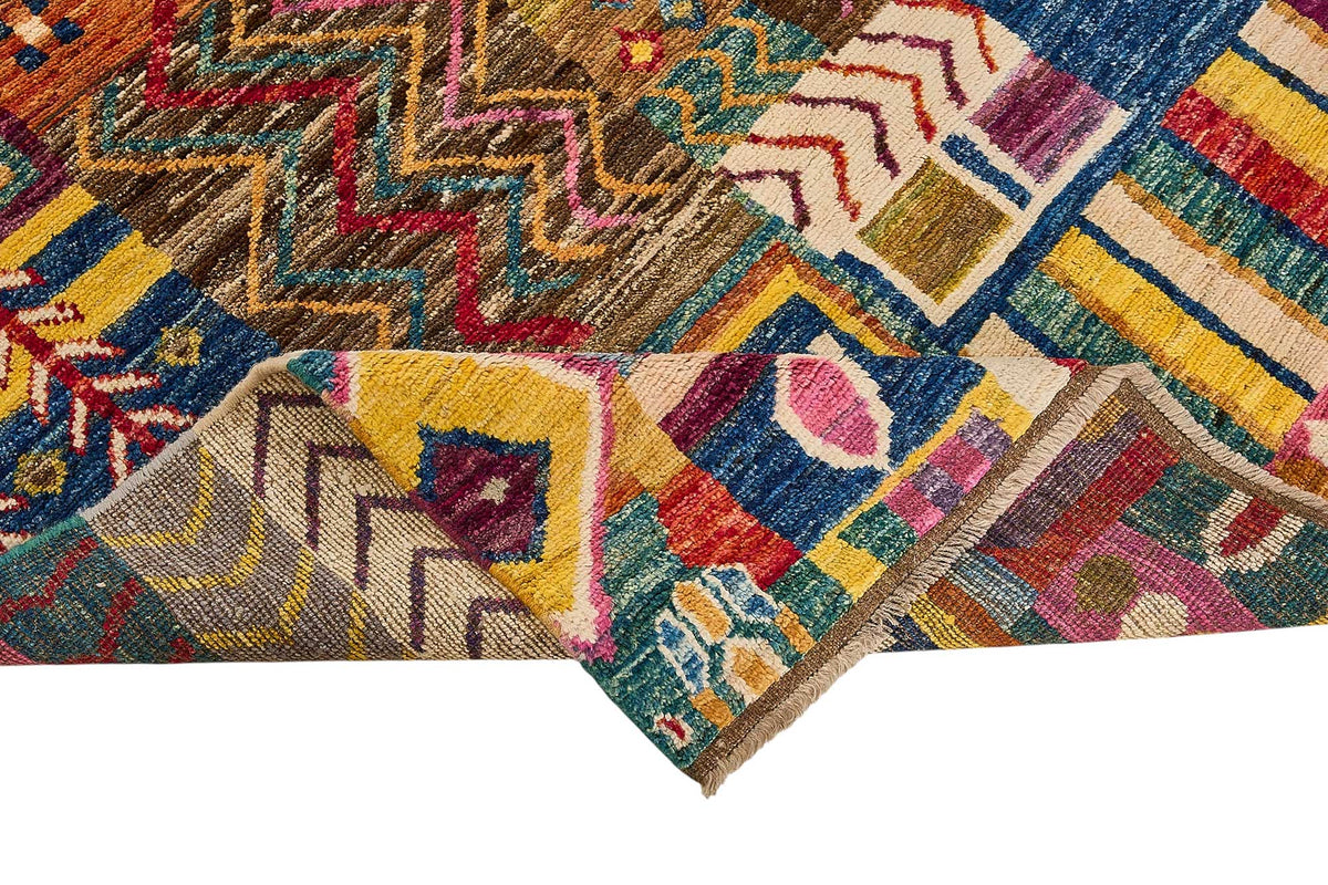 6x8 Multicolor Modern Tribal Rug - 51976