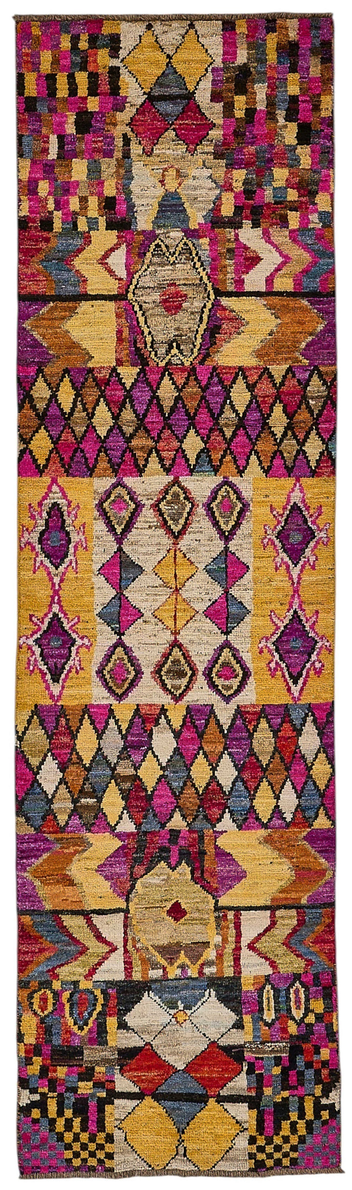 3x10 Multicolor Modern Tribal Rug - 51977