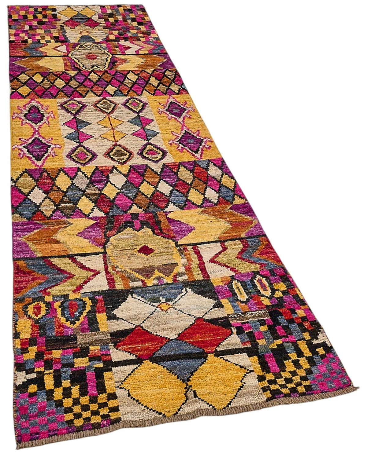 3x10 Multicolor Modern Tribal Rug - 51977