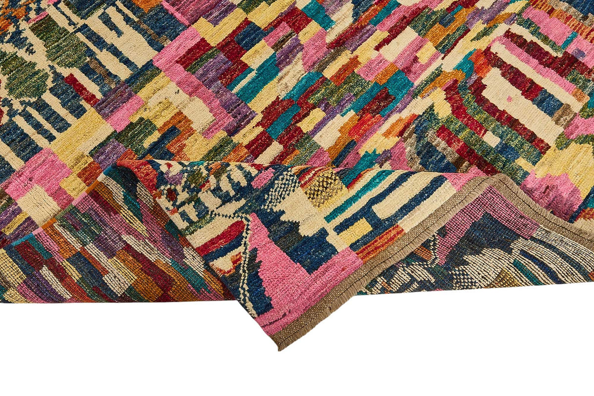 6x9 Multicolor Modern Tribal Rug - 51980