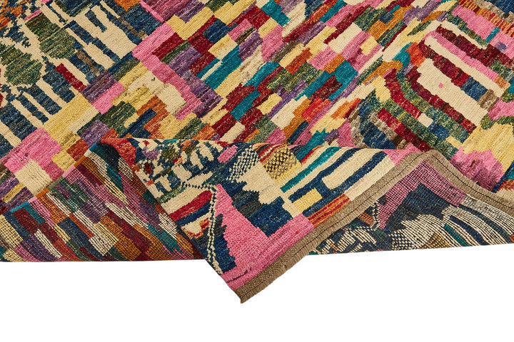 6x9 Multicolor Modern Tribal Rug - 51980