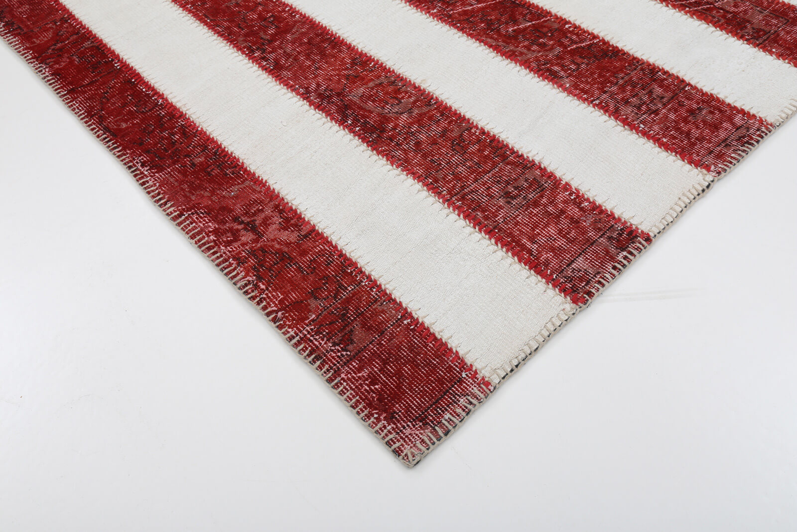 7x10 Usa Flag Patchwork Rug - 6255