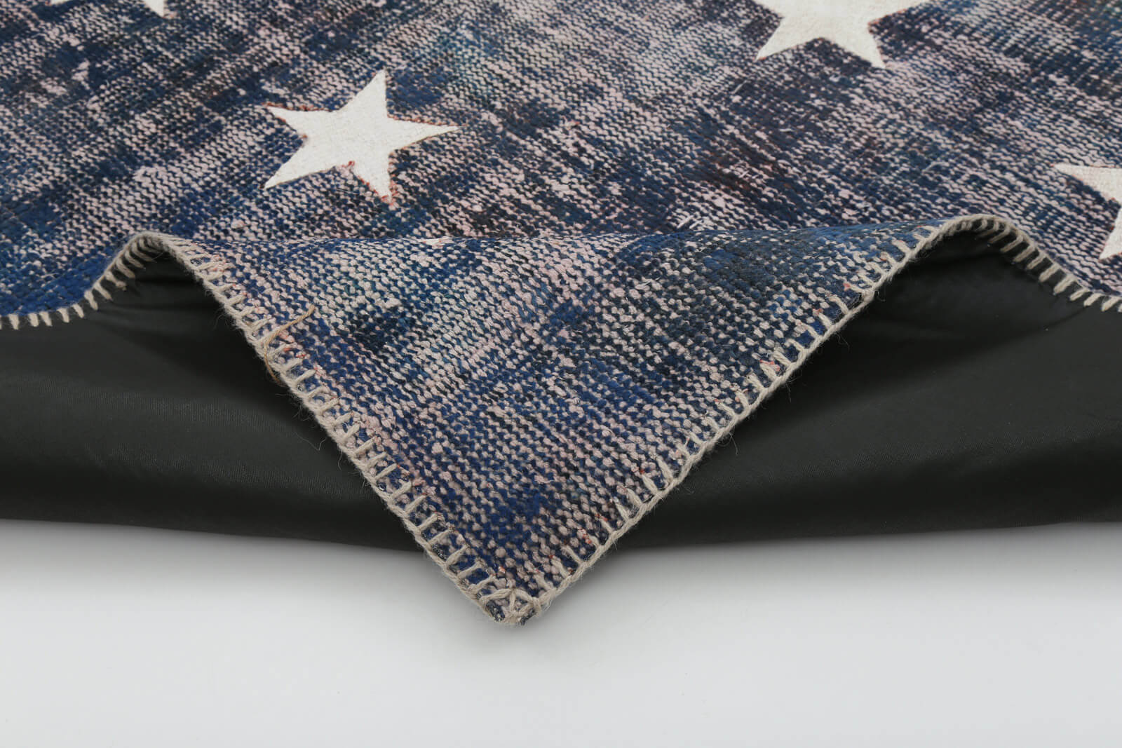 7x10 Usa Flag Patchwork Rug - 6255