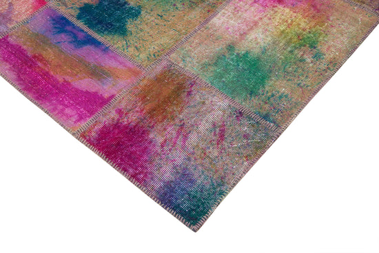 10x13 Multicolor Patchwork Rug - 7846