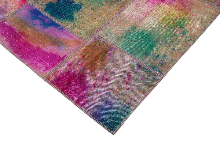 10x13 Multicolor Patchwork Rug - 7846