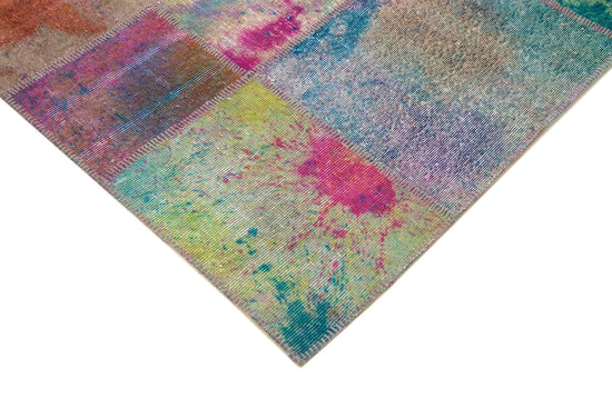 8x10 Multicolor Patchwork Rug - 8006