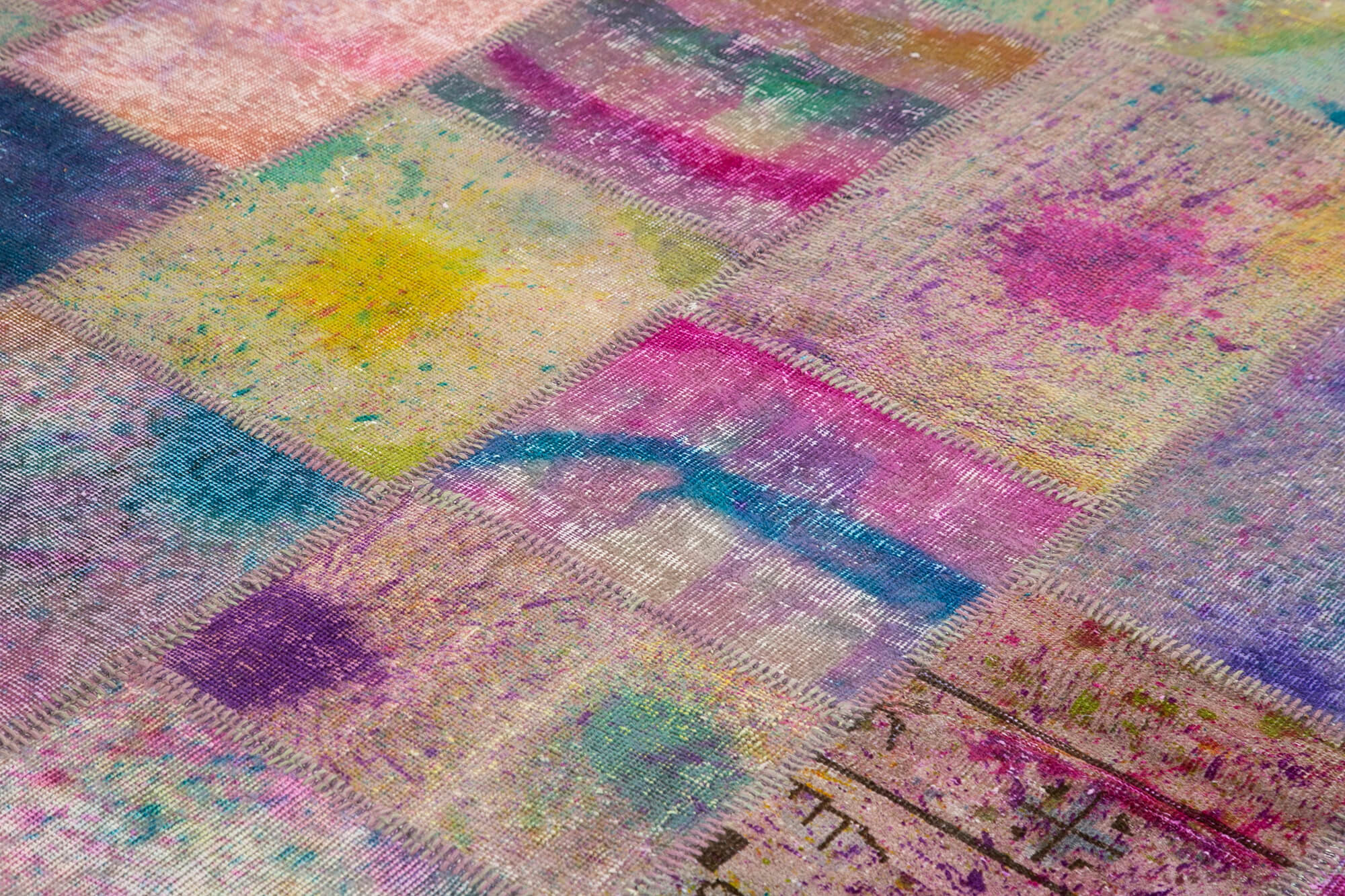 8x10 Multicolor Patchwork Rug - 8006
