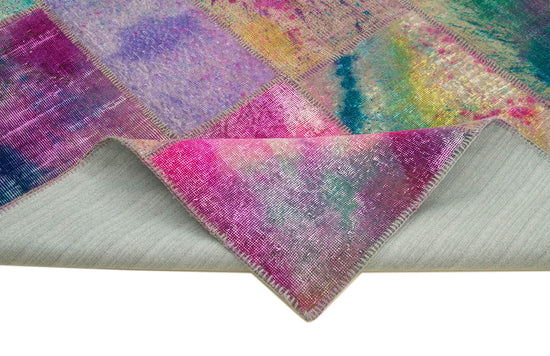 8x10 Multicolor Patchwork Rug - 8006