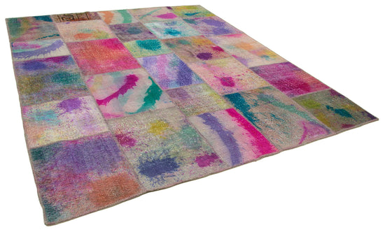 8x10 Multicolor Patchwork Rug - 8062