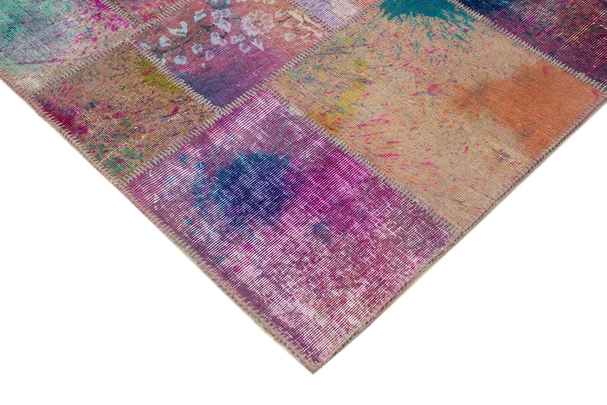 8x10 Multicolor Patchwork Rug - 8067
