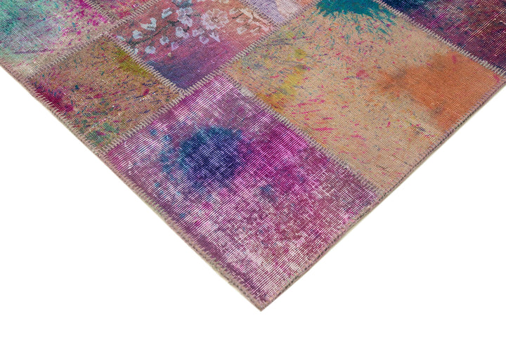 8x10 Multicolor Patchwork Rug - 8067