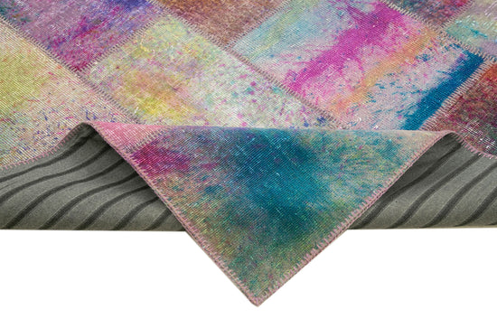 8x10 Multicolor Patchwork Rug - 8067