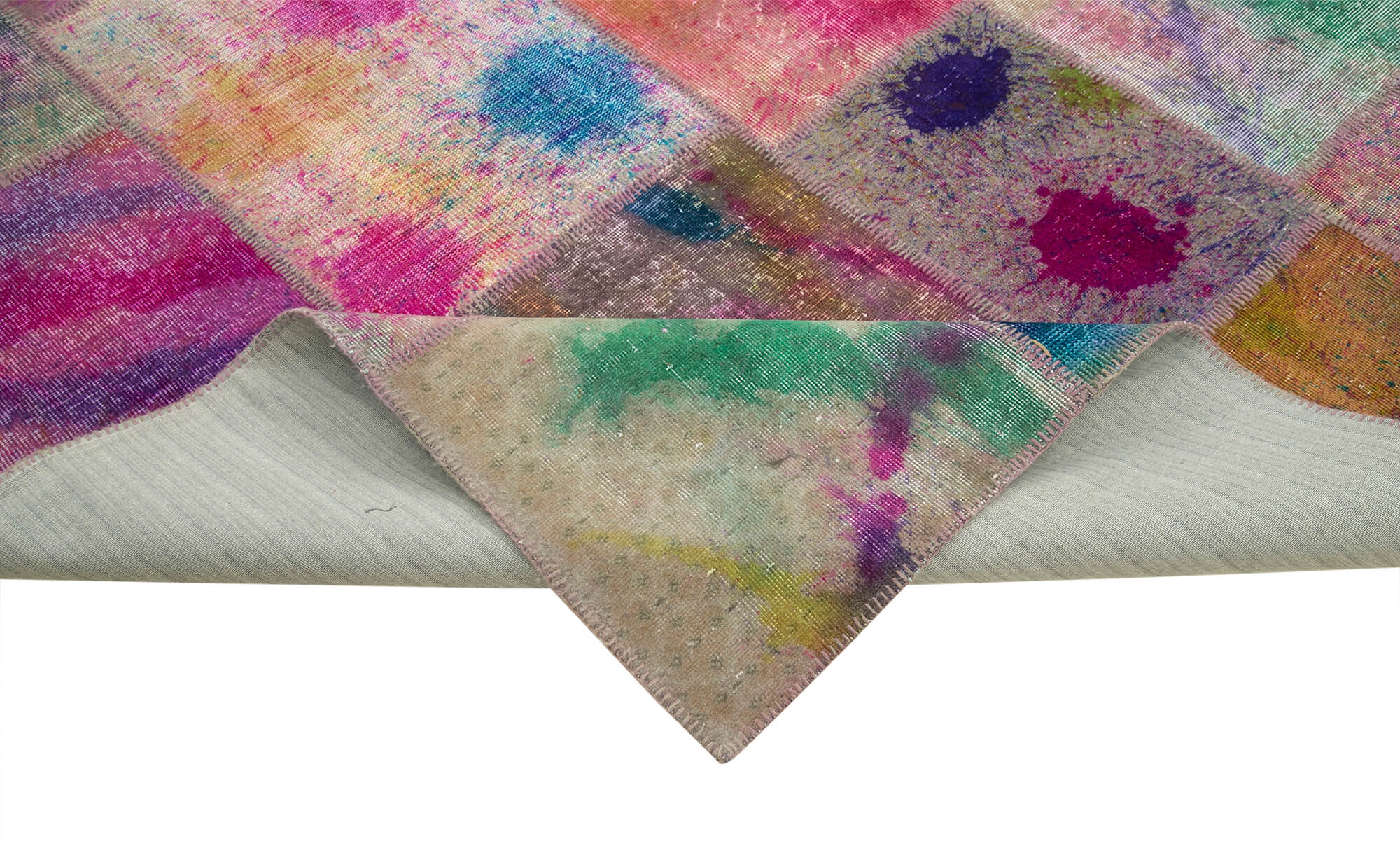 10x13 Multicolor Patchwork Rug - 9105
