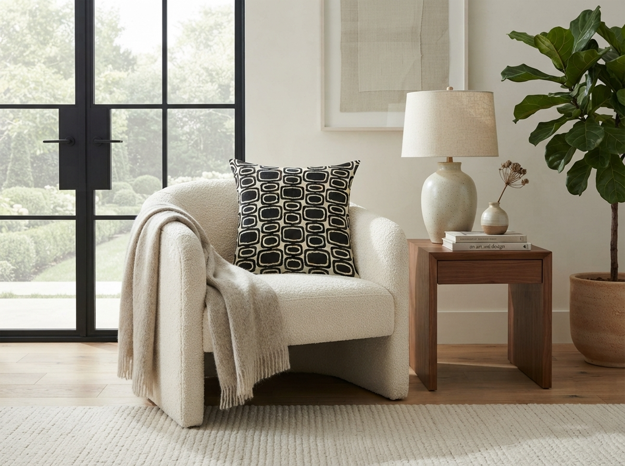 Silk and Velvet Pillow Cover